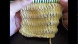 How To Knit The Stockinette Elongated Stitch [upl. by Liv]