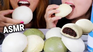 ASMR EATING SWEET RED BEAN BUNS 호빵 먹방  KimampLiz ASMR [upl. by Hutchison]