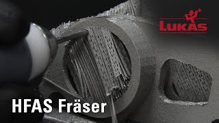 LUKAS HFAS Fräser EasyFinish 3D für die perfekte 3DDruckNachbearbeitung  NEXT LEVEL SOLUTIONS [upl. by Eniretak]