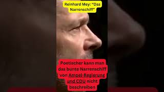 Reinhard Mey Das Narrenschiff  poetischer kann man AmpelReg und CDU nicht beschreiben short [upl. by Faxon]