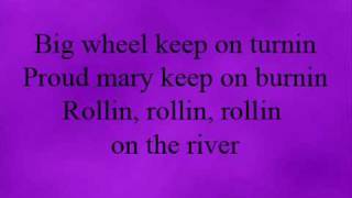 proud mary  creedence clearwater revival  karaoke [upl. by Josefina]