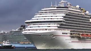 Cruise Ship Parade at Port Everglades [upl. by Elockcin]