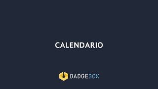 Software Gestionale Tutorial  BadgeBox 2 “Calendario” ita [upl. by Hpejsoj]