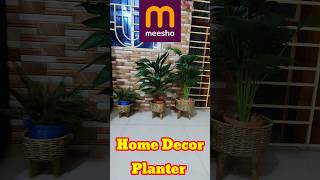 Meesho Home Decor Planter  Best Meesho Jute Planter Stand  meesho shorts planter homedecor [upl. by Baldwin]