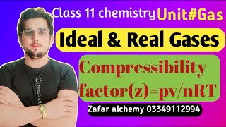 Ideal Gases real Gases  ideal gases and non ideal gases  Compressiblity factor  zafaralchemy [upl. by Ole]