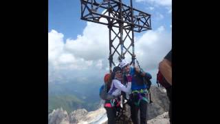 Ferrata Marmolada [upl. by Eilsek]