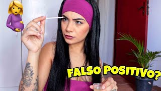 fiz 2 teste de gravidez e deu positivo bem clarinho 😱🤰🏻 falso positivo será [upl. by Adina313]