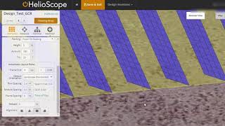 HOW TO CALCULATE GCR IN HELIOSCOPE  GROUND COVERAGE RATIO GCR IN SOLAR PV SYSTEM [upl. by Serg]