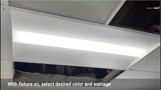 Installing LED Troffer into Drop Ceilings [upl. by Tupler]