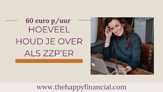 60 euro per uur hoeveel houd je daaraan over als zzper [upl. by Coward]