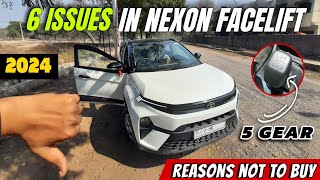 6 Disadvantages of Nexon Facelift 😭  2024 Nexon Facelift Cons  Nexon Facelift Owner Review ✅ [upl. by Aicatsana378]