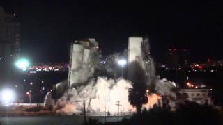 Clarion Hotel Implosion HD in Slow Motion [upl. by Saqaw645]