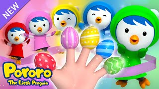 Petty Colorful Egg Finger Family  Learn Colors for Kids  Pororo Nursery Rhymes amp Kids Songs [upl. by Cristian]