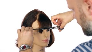 How to Cut Bangs  TheSalonGuy [upl. by Assilak]