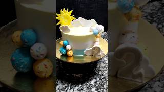 Fondant cake decoratingcakedecorating cakes cakedesign cakeshorts ytshorts shortsbirthdaycake [upl. by Asseniv888]