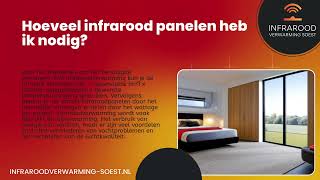 Hoeveel infrarood panelen heb ik nodig [upl. by Eitten]