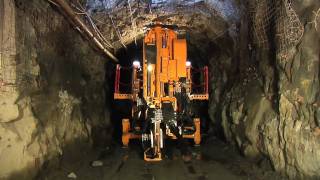 MacLean Engineering Rock Bolting in Small Mines and Tunnels with the SSB Small Section Bolter [upl. by Noneek]