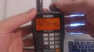 How to program and enter frequency into Uniden 125 XLT scanner [upl. by Radferd]