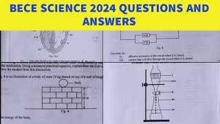 BECE 2024 Integrated Science Questions and Answers Section B [upl. by Verdha]