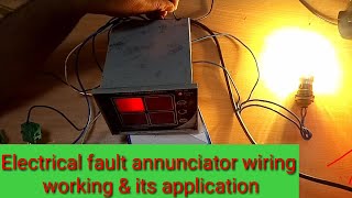 Electrical fault annunciator wiring [upl. by Fong]