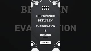 Difference Between Evaporation and Boiling  The Power of Heat Exploring Evaporation Vs Boiling [upl. by Streeto165]