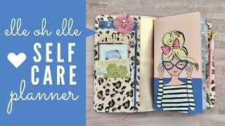 Elle Oh Elle Self Care Planner  TN Set Up [upl. by Ydroj643]