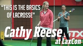 Cathy Reese at LaxCon The Basics of Lacrosse [upl. by Ikkela]