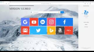 FIRST LOOK UWP UC BROWSER APP FOR WINDOWS 10 [upl. by Nylhsoj417]