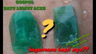 SETELAH DI GOSPOLBATU LUMUT IDOCRASE ASAL ACEH INI BENARBENAR BAGUS BANGET gemstone batucincin [upl. by Sirahs861]