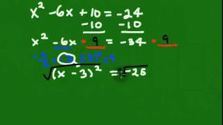 Solving Quadratic Equations Completing the Square [upl. by Odranreb]