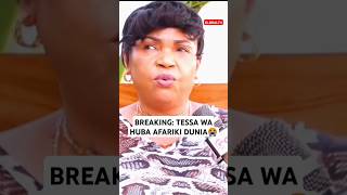 😭BREAKING TESSA WA HUBA SERIES AFARIKI DUNIA😭💔🖤 hubaseries riptessa globaltv shortsvideo live [upl. by Tare]