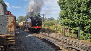 stanier mogul 13268 departing bridgenorth SVR [upl. by Silloc]