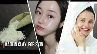 How to use Kaolin Clay  Kaolin Clay Face Mask amp Face Wash DIY  For skin Whitening amp lightening [upl. by Anev]