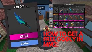 HOW TO GET A FREE GODLY IN MM2 [upl. by Sergias]