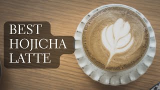 The Best Hojicha Latte Recipe Made with Hojicha Powder [upl. by Dnumde]