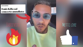 EMIS KILLA quotPREFERISCO SAPERTI MORTA CHE CON UN ALTROquot ANNULLATO CONCERTO A CAPODANNO PER SESSISMO [upl. by Oderf661]