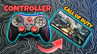 How to Play Call of Duty Mobile using Joystick Controller [upl. by Daryle]