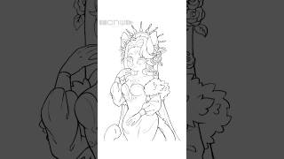 Seraphina Sketch speedraw art timelapse traditonalart [upl. by Bette-Ann]