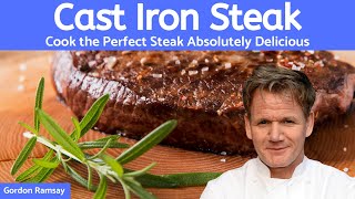 How to Cook a Denver Steak in cast iron pan Super Easy [upl. by Aicenert]