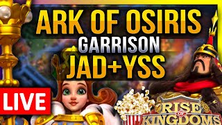 Ark JadwigaYSS Garrison LIVE 🔴  Rise of Kingdoms ROK Fleisch [upl. by Schoenfelder]