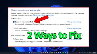 How To Enable Missing High Performance Plan in Windows 11  Restore Power Plan Option [upl. by Harriman584]