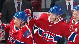 Canadiens score twice in two seconds to set NHL record [upl. by Dichy157]