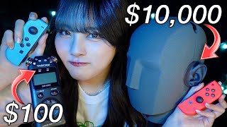 【ASMR】1万円マイク VS 100万円マイク💥15＋Triggers囁き声 [upl. by Eno153]