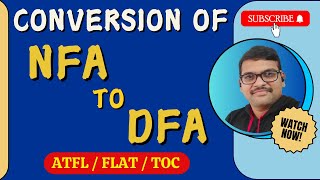 CONVERSION OF NFA TO DFA WITH EXAMPLES IN AUTOMATA THEORY  NFA TO DFA CONVERSION  TOC [upl. by Sihtnyc]