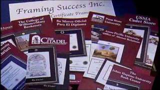 Framing Success Diploma Frames [upl. by Whitnell437]