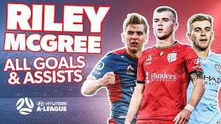 Riley McGree  All Goals amp Assists  Hyundai ALeague Career [upl. by Schatz889]