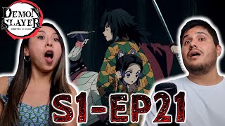 AGAINST CORP RULES  DEMON SLAYER  S1 EP21 REACTION [upl. by Anined]