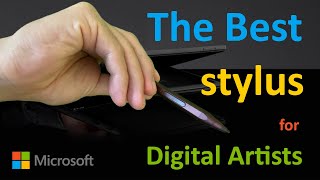 The BEST stylus for Digital Artists and Note takers NEW Raphael 520 two button 4 Microsoft Surface [upl. by Rosecan246]