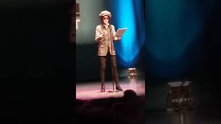 John Cooper Clarke Llandudno 27th March 24 50th anniversary intro [upl. by Karab169]