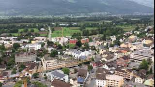 Vaduz Panorama  Vaduz Castle [upl. by Ynatsed]